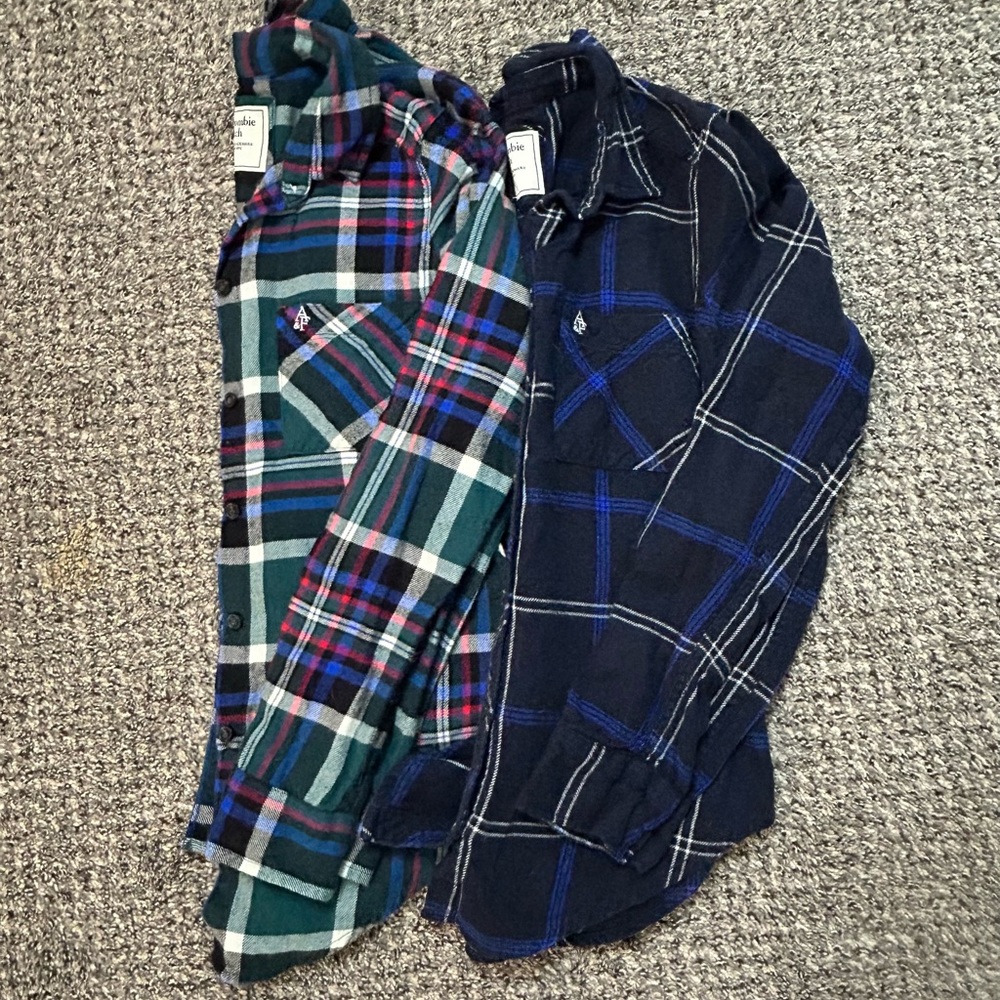 A&F XS Plaid Bundle - in great condition!